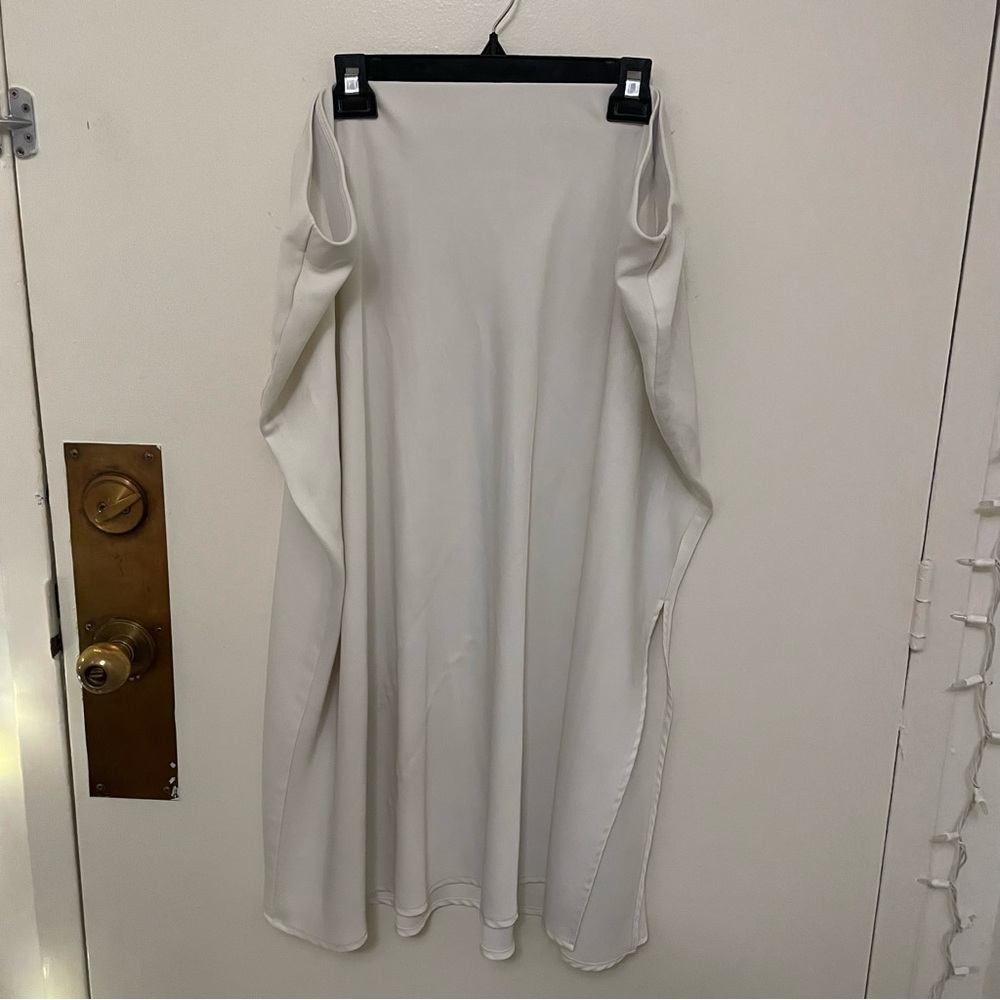 Target Cream Midi Skirt
